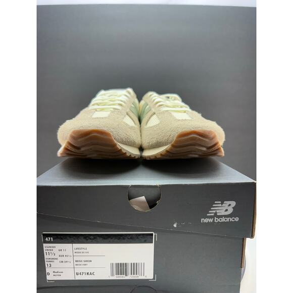 NEW BALANCE 471 Mens Size 10.5 Angora Garter Snake Grey Retro Sneakers‎ U471KAC main image 5